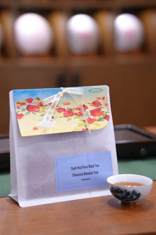 Dark Red Rose Black Tea (Flavored Blended Tea)