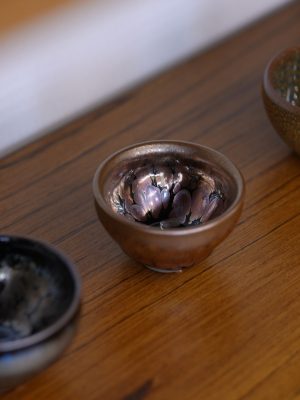 Imperial Jian Zhan Tea Bowl – Handcrafted Masterpiece with Cosmic Kiln-Altered Glaze, Collectible Chinese Ceramic Tea Bowl